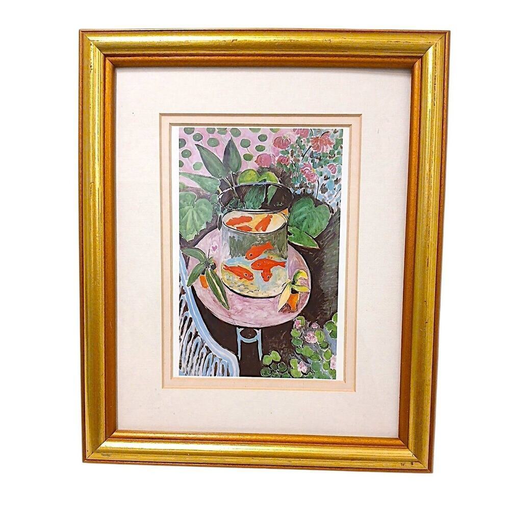 Framed Art 9x11 Goldfish by Henri Matisse Print REPRODUCTION of 1912 painting